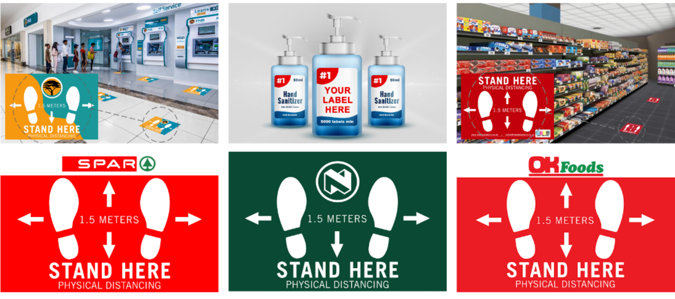 Exsamples of Personal care label prints at Lablel Mountain